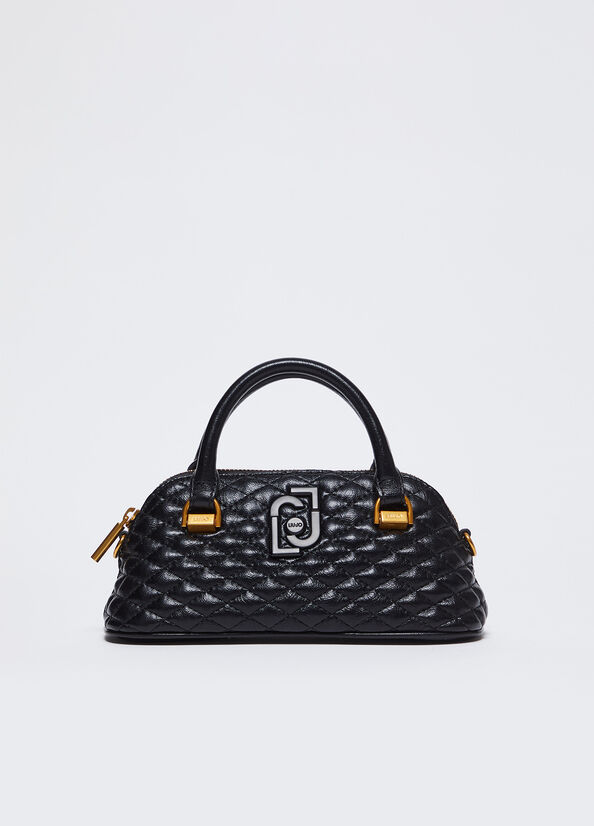 Borsa piccola glossy matelass&eacute;