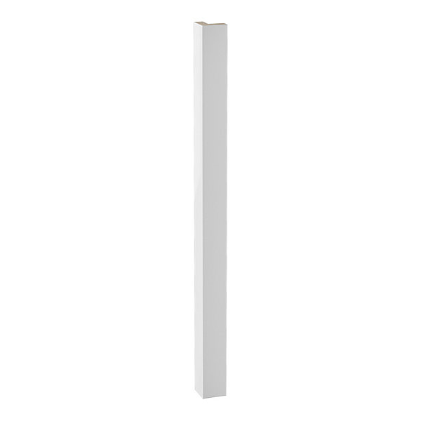 Fileur d'angle extérieur Stevia blanc brillant H. 71,5 cm Caraway Innovo GoodHome