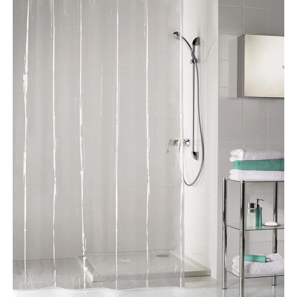Duschvorhang »Claro«, BxH: 180 x 200 cm, Uni, transparent