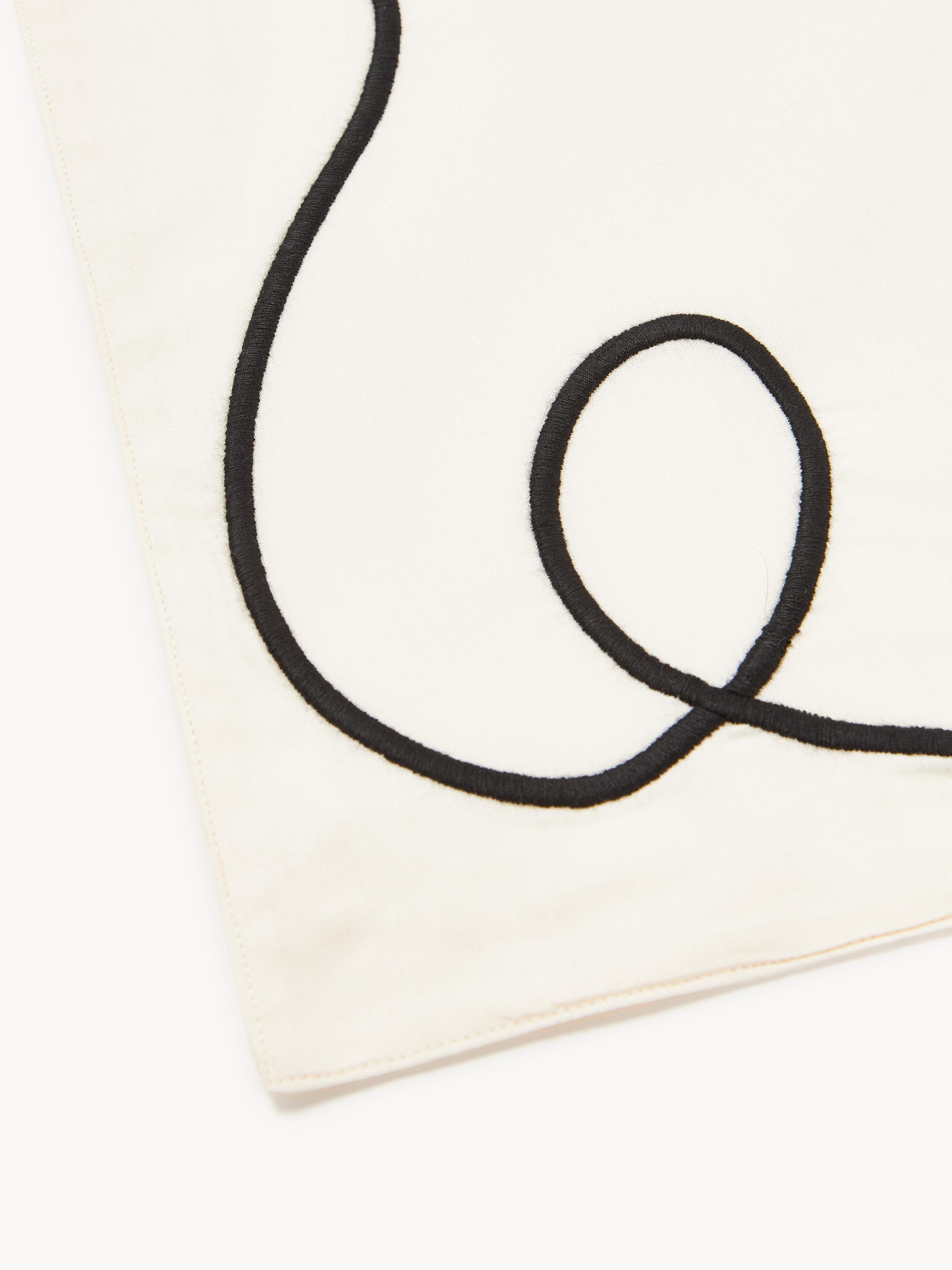 Tischsets Sue mit abstrakter Stickerei, 2er-Set
