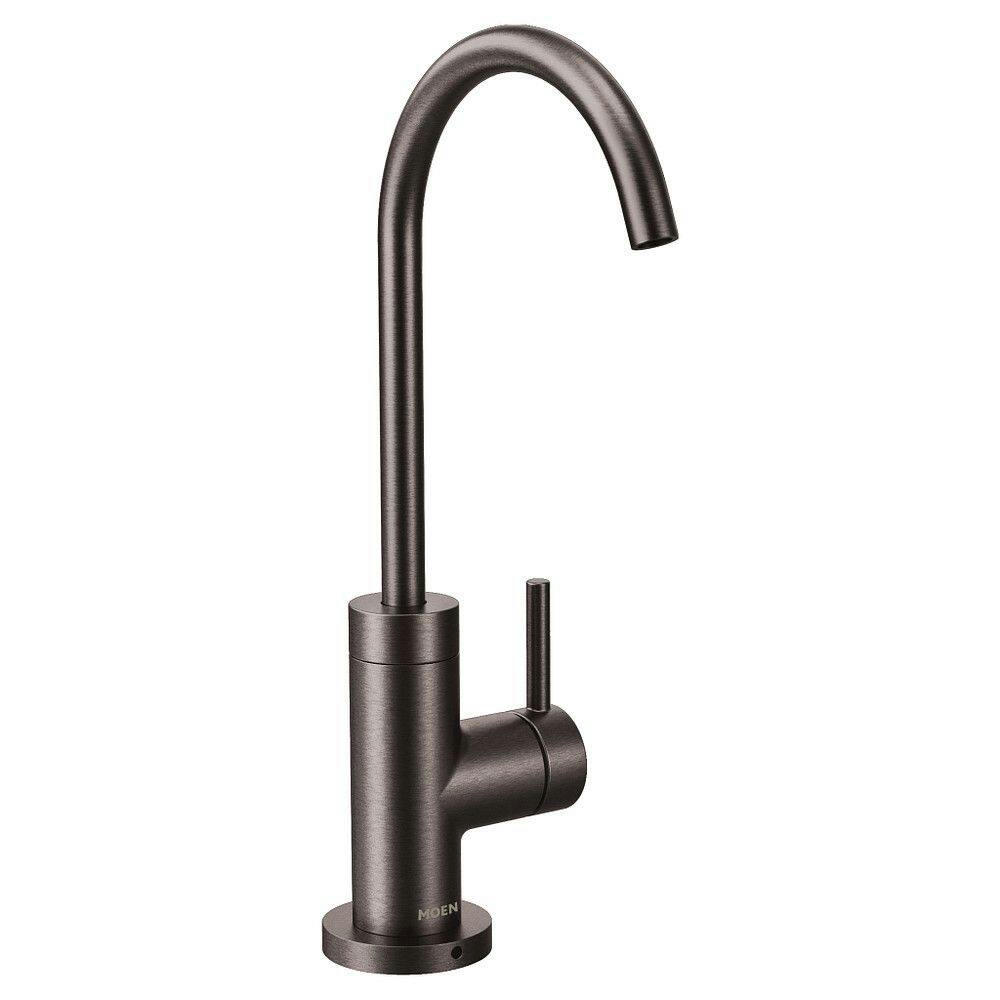 Moen® Align Single Handle High Arc Pull Down Sprayer Kitchen Faucet, Black Stainless