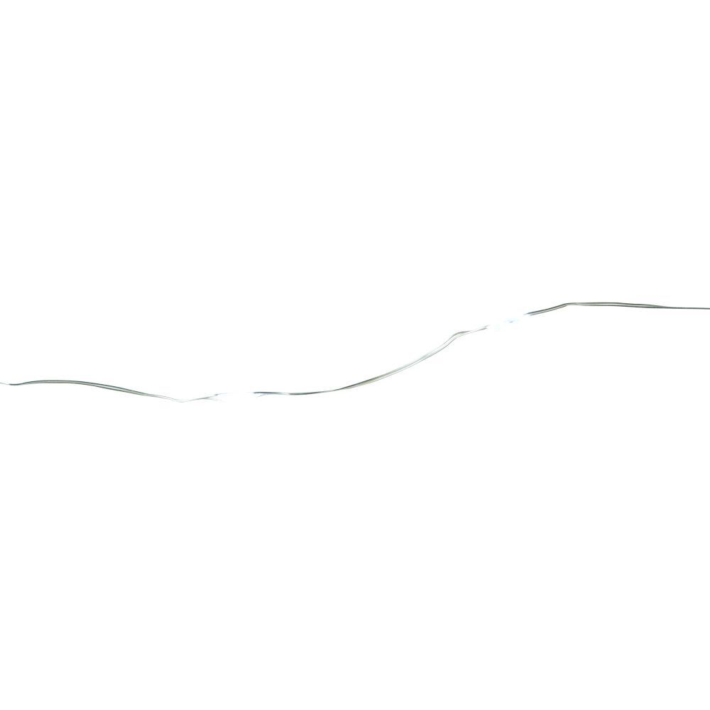 Guirlande électrique fil cuivre 100microLED 5m d'éclairage blanc froid