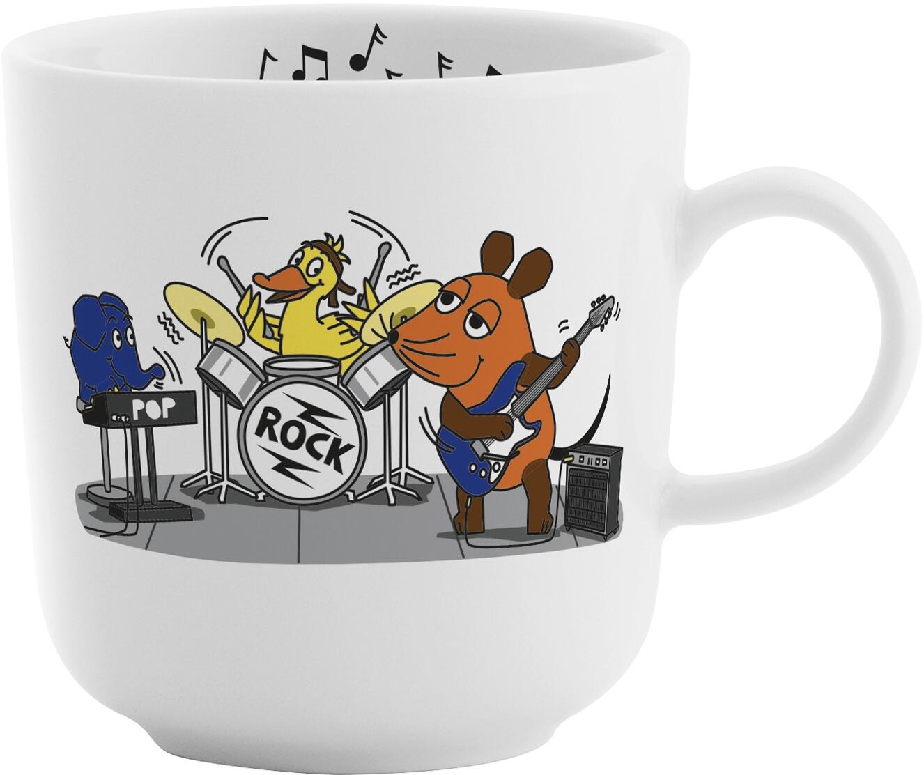 Kahla DieMaus Kaffeebecher 0,30 l Rockband