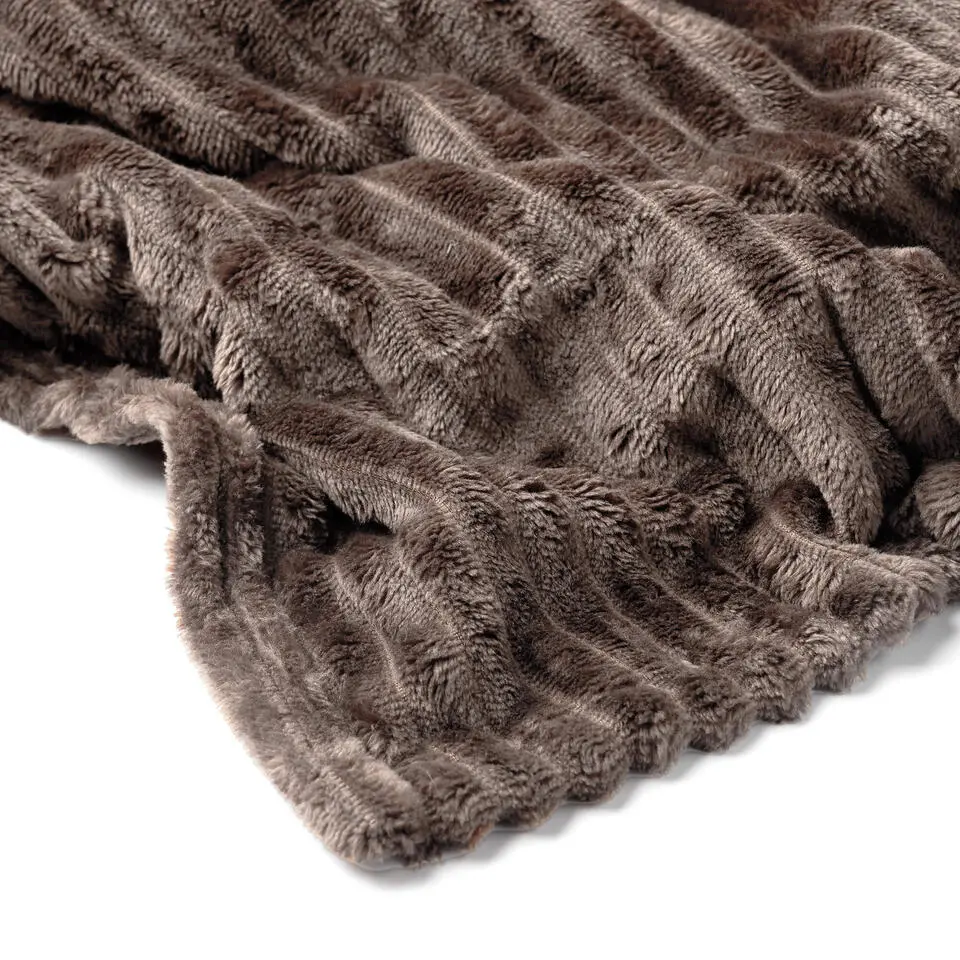 Plaid Marthy - Driftwood - 140x180 cm