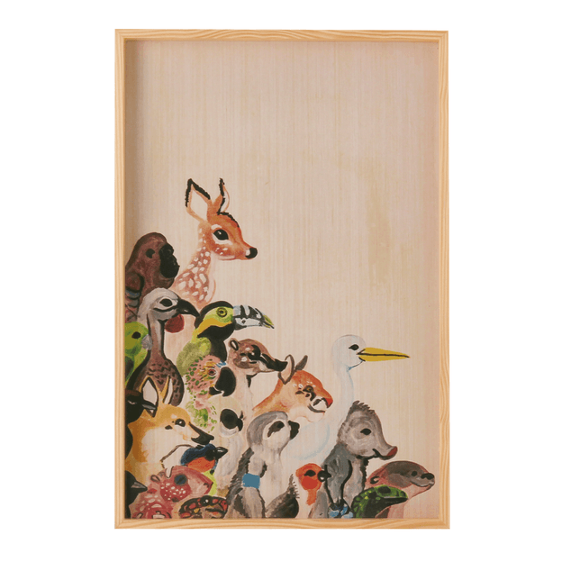 QUADRO 50 CM X 33 CM VIDA LIVRE II