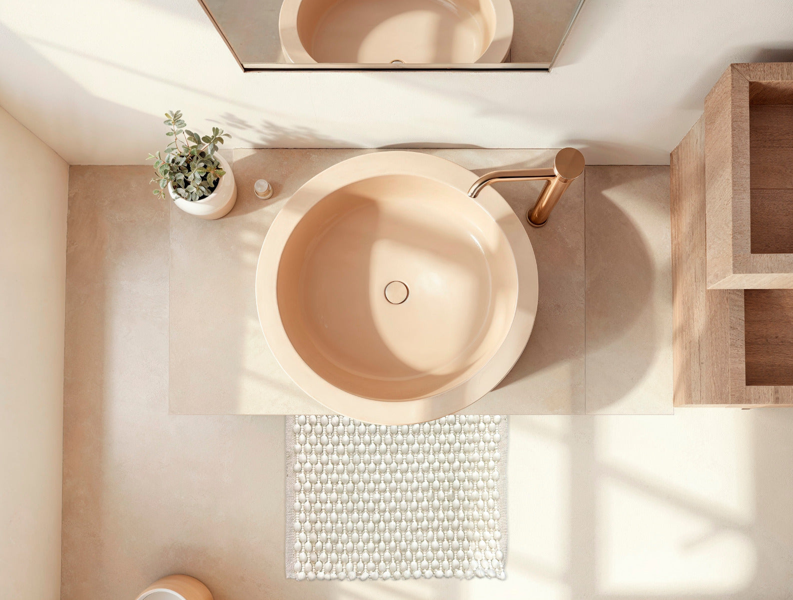 Zo Home Badmat Mauro - 60x100cm white