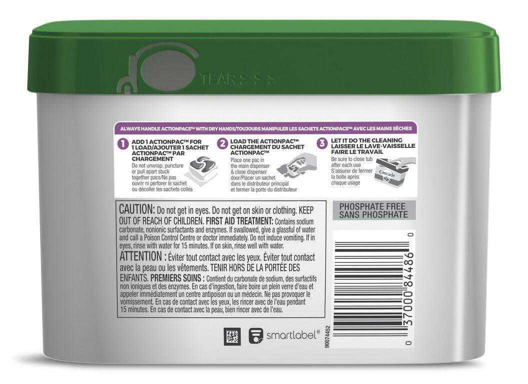 Cascade Platinum Dishwasher Detergent Pods, Fresh, 39 Count