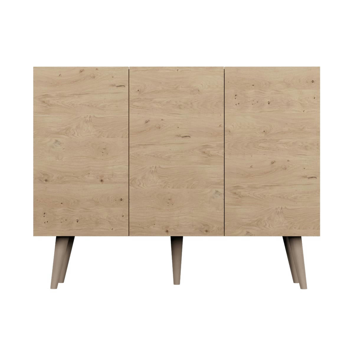 - Commode 3 portes naturel
