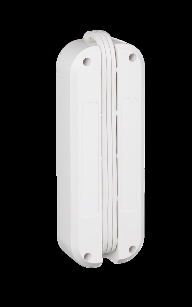 NOMA 2-Outlet and 2 USB Port Travel Power Bar with Surge Protector, 1-ft  Cord, 306 Joules, White