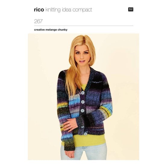 Rico Creative Melange Chunky Cardigan Digital Pattern 267