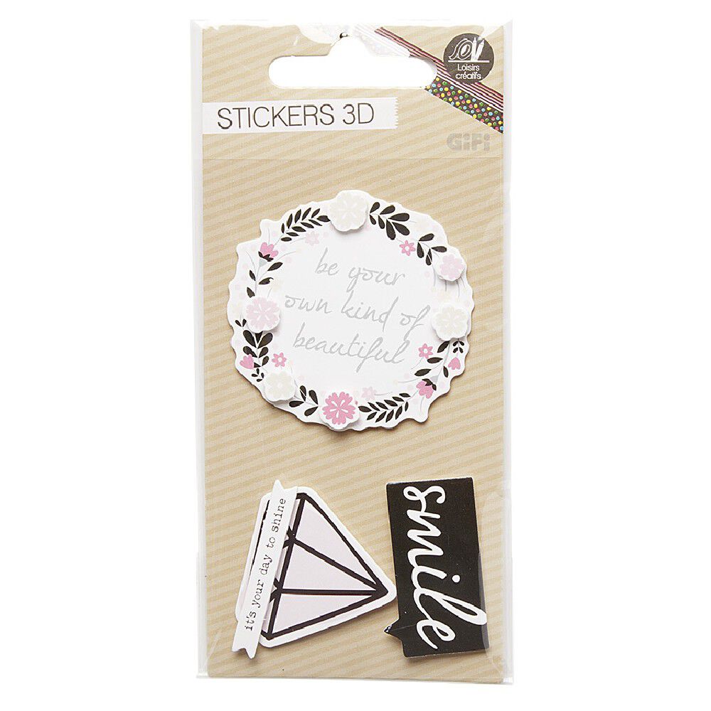 Sticker 3D x3