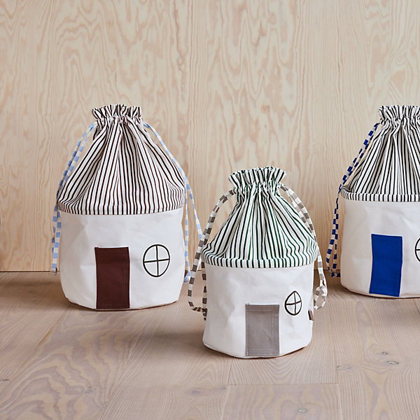 Panier de rangement en coton L26xH40cm