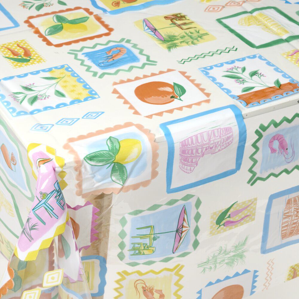 Toile cirée au mètre collection été motifs fruits et fleurs 140cm