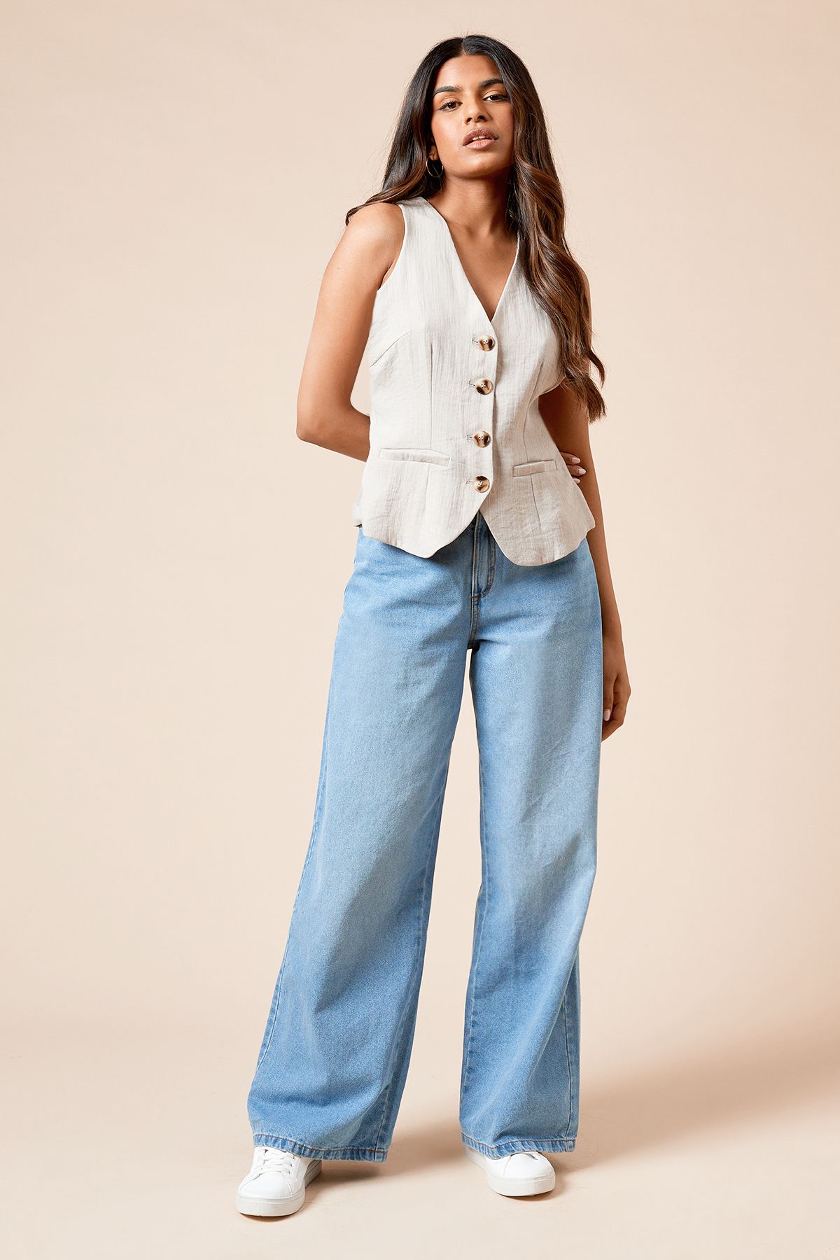 Dorothy Perkins Petite Tailored Halter Neck Top