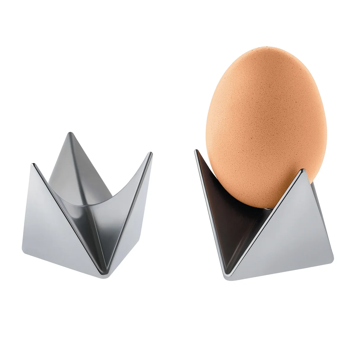 Alessi - Roost Eierbecher, Aluminium (2er-Set)