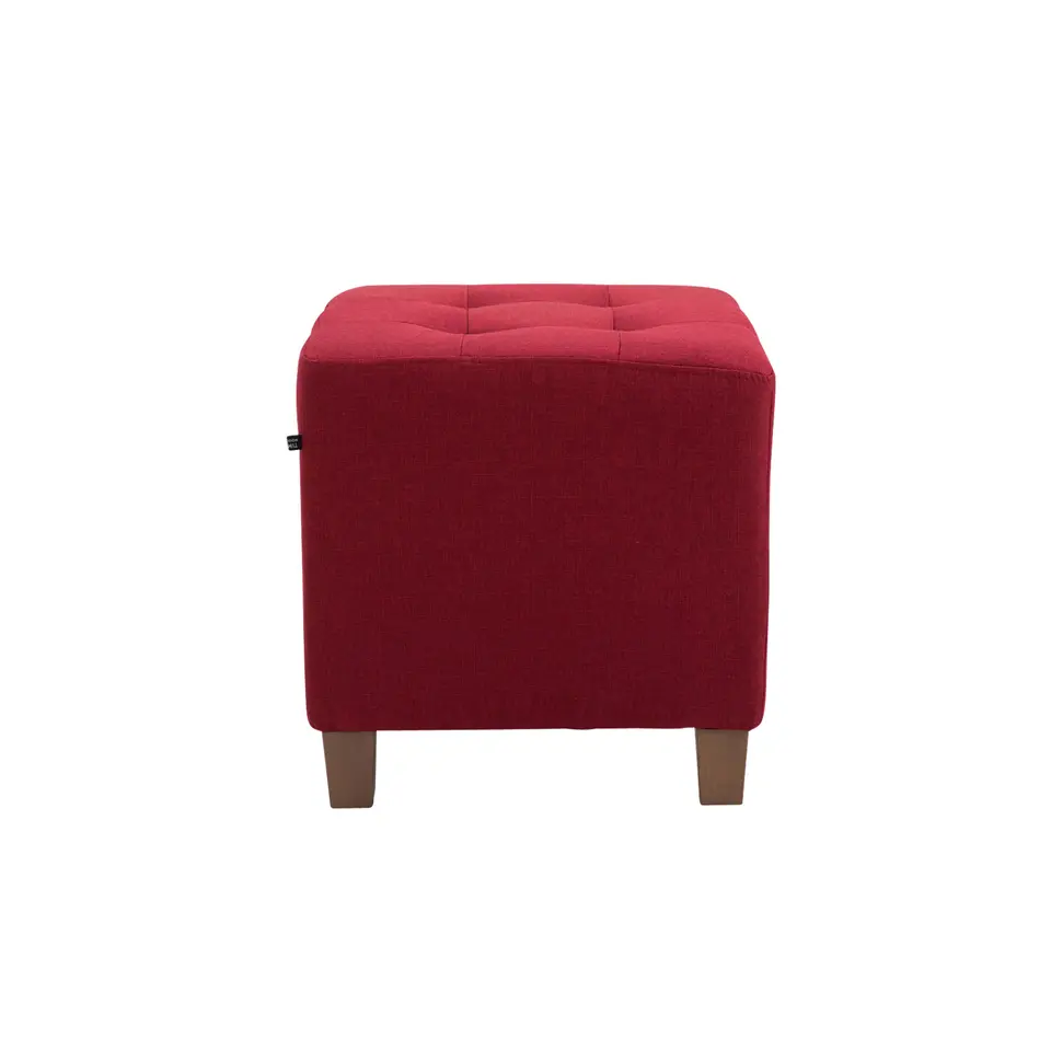 CLP Hocker Pharao antiek licht Frame - Stof - rood