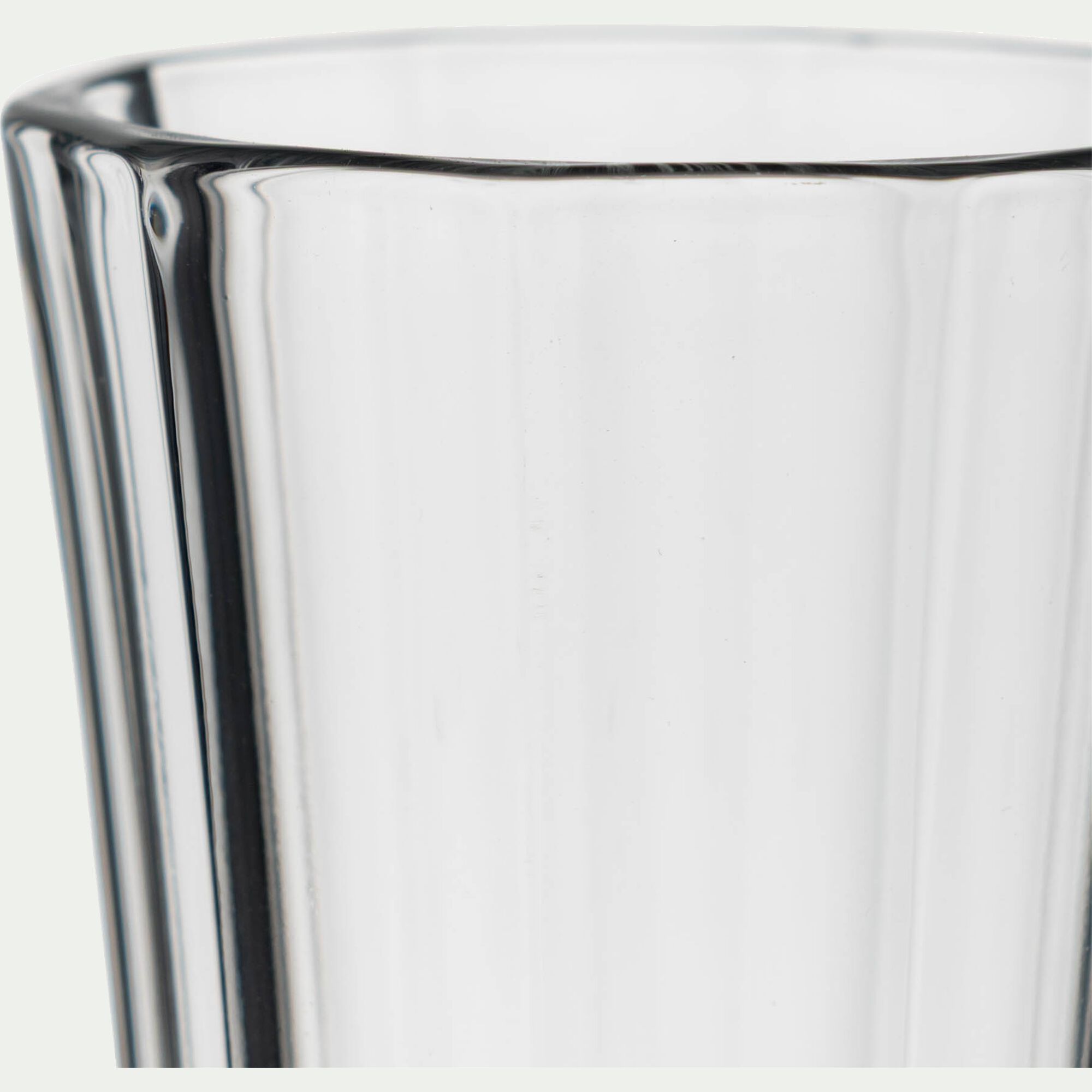 ANA - Flûte à champagne conique en verre 13,5cl - transparent