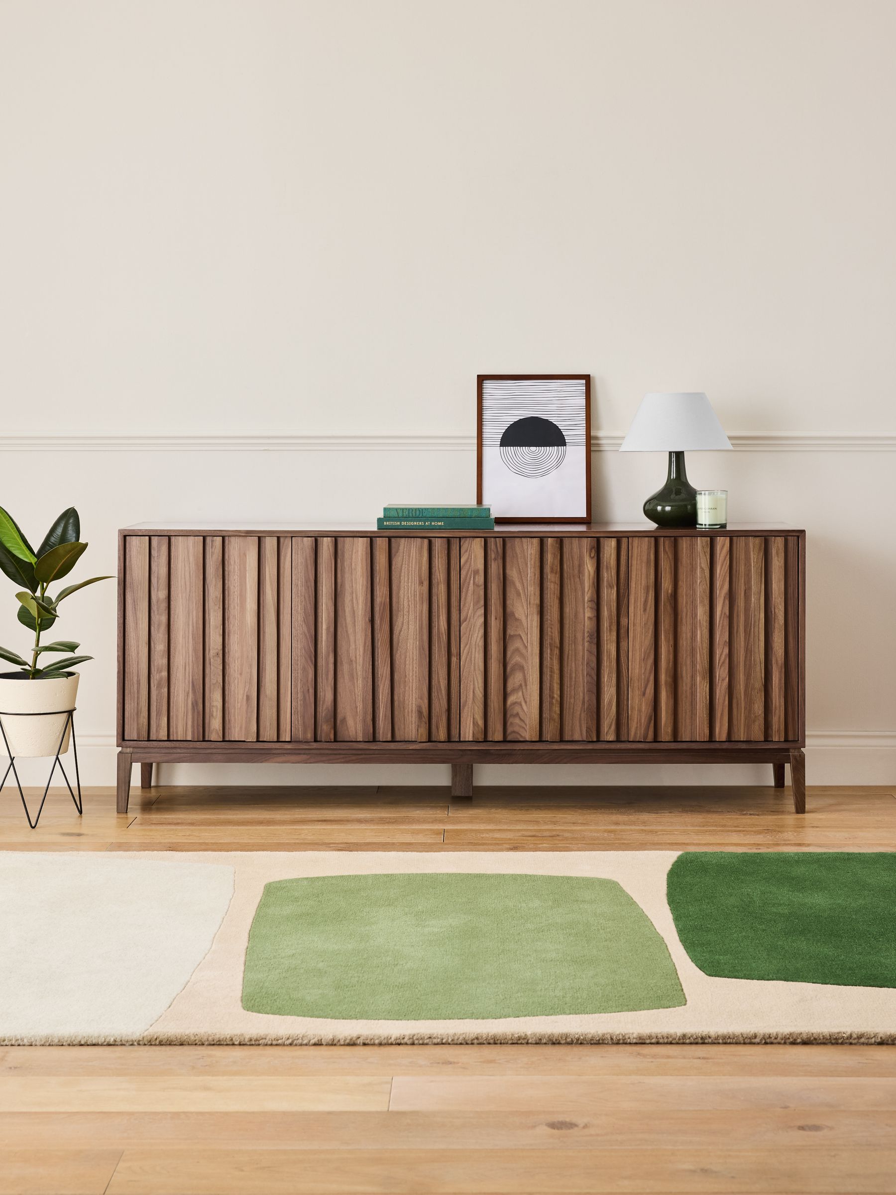 Jasper Conran London Walnut Belgrave Large Sideboard