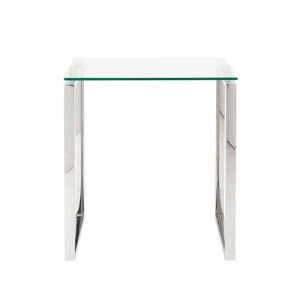 Home Gear Exotic Nesting End Tables, Silver, 3-pc