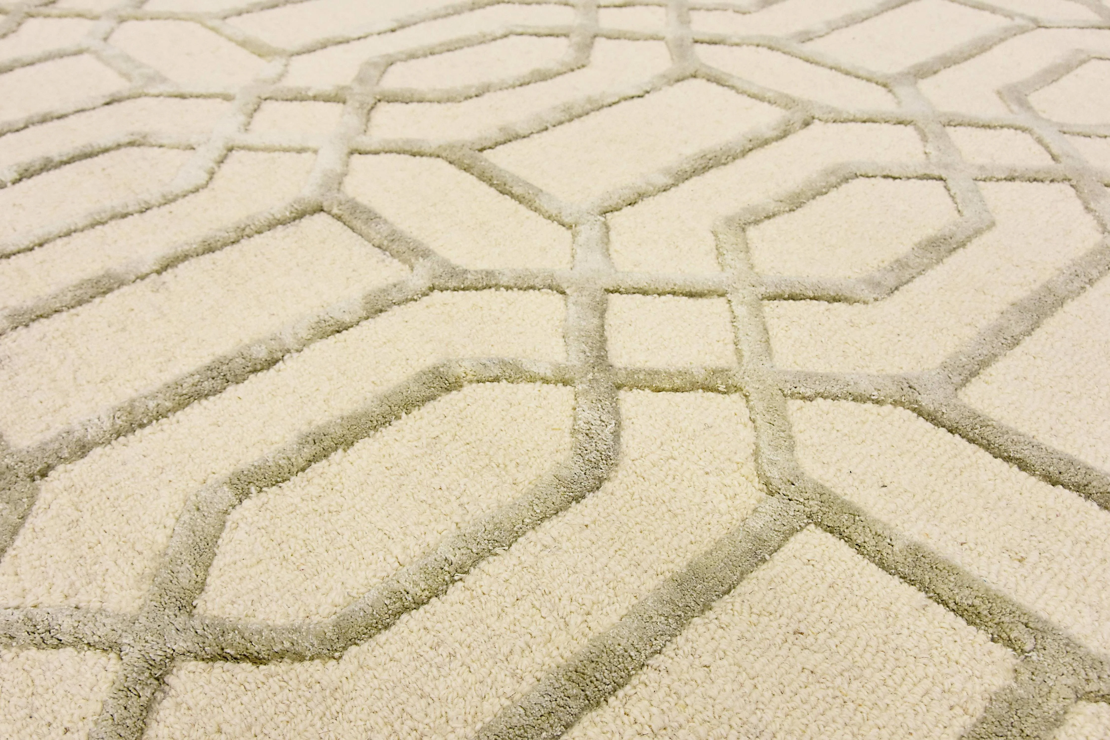 Vloerkleed Vegas rond handgemaakt wol