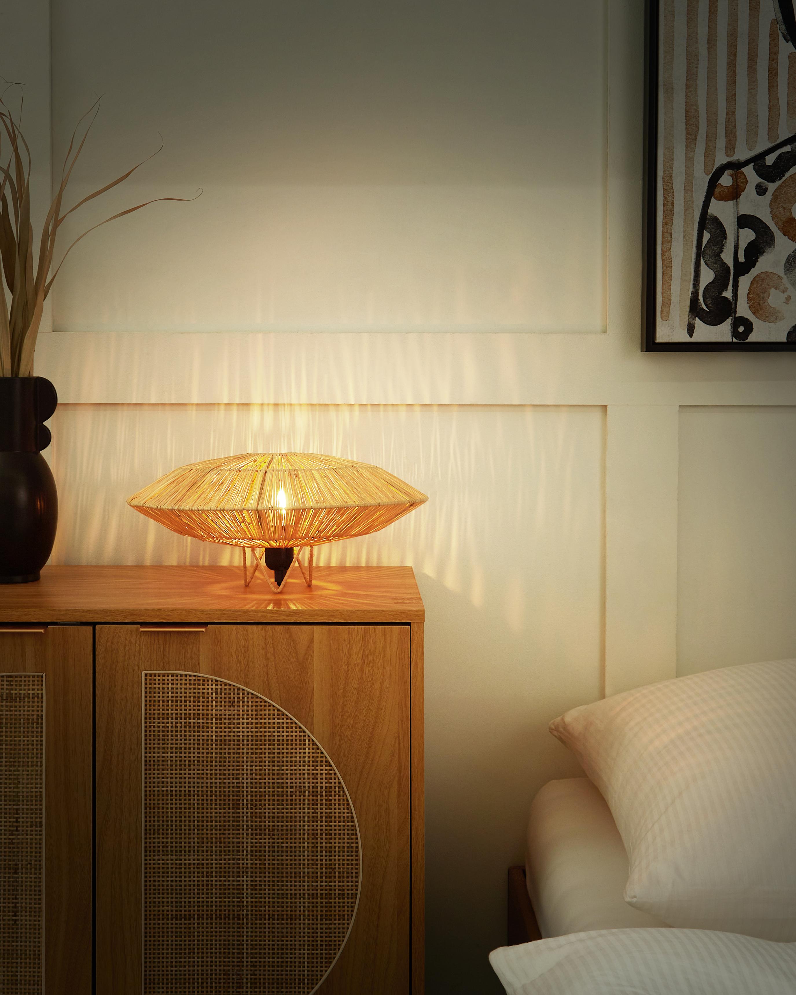 Table Lamp MENTIRI Wicker Natural