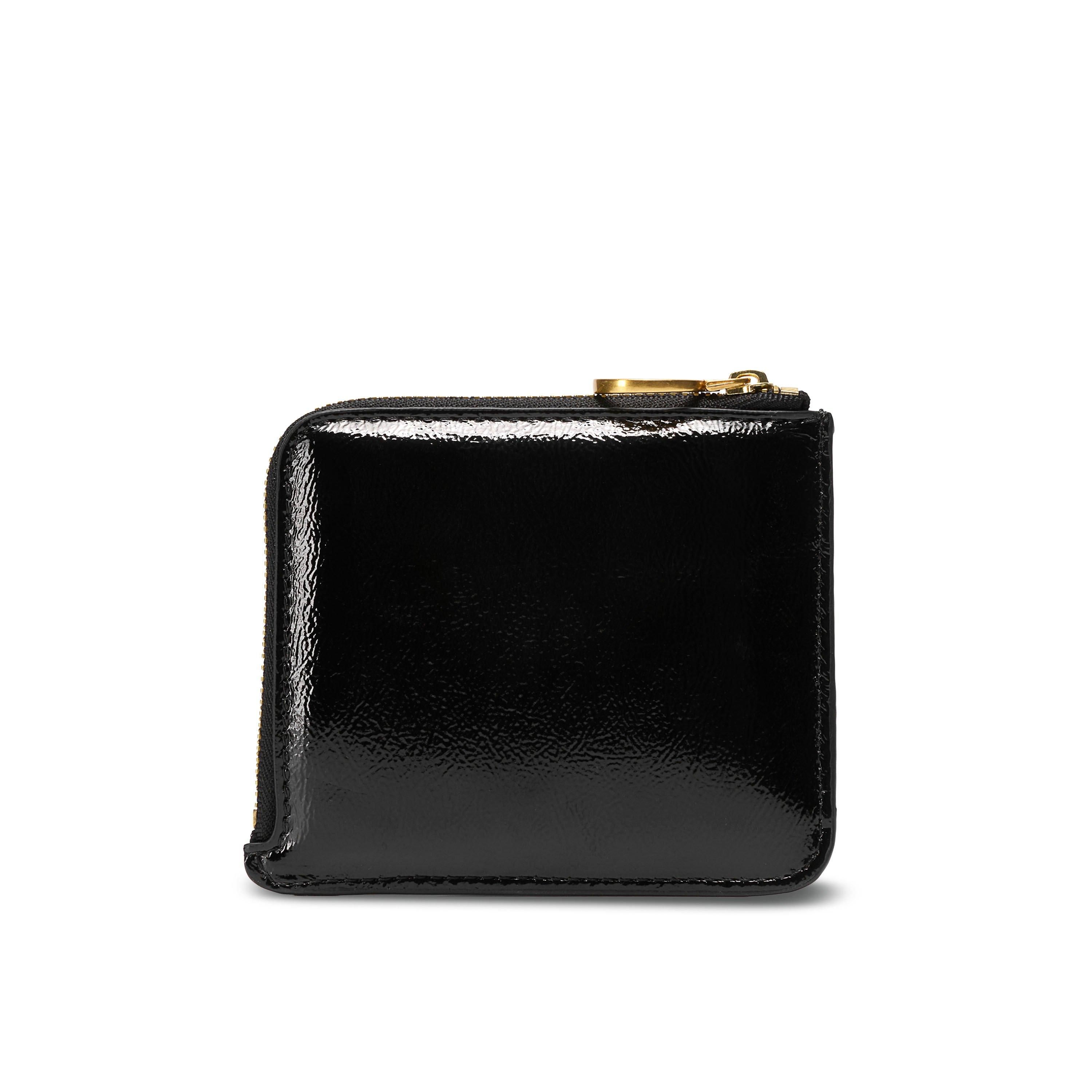 Clarks Glossy Card Case Black Patent Purse