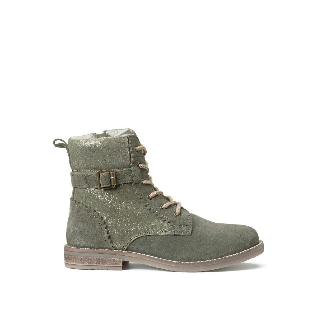 Bottines cuir à boucle