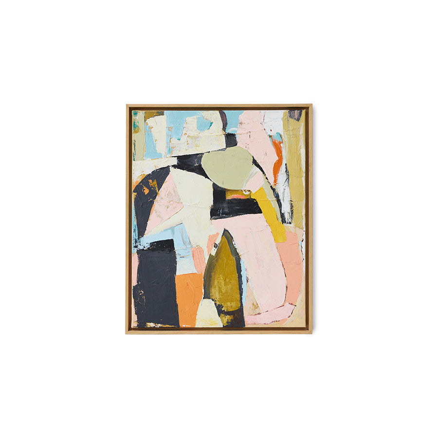 HKLIVING ingelijste kunst – Colour Compliment – 43x53cm