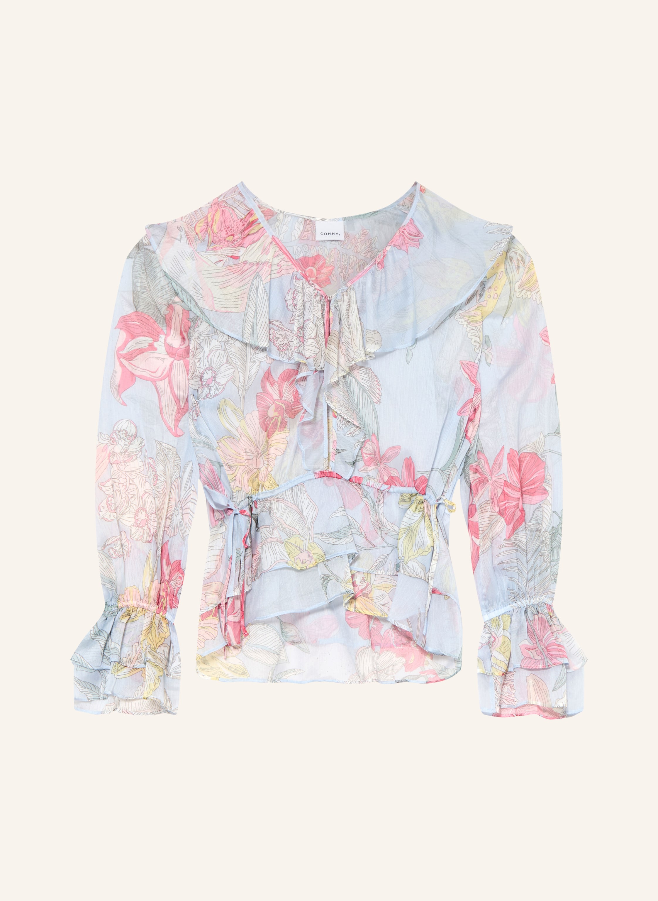 COMMA Blusenshirt mit Volants