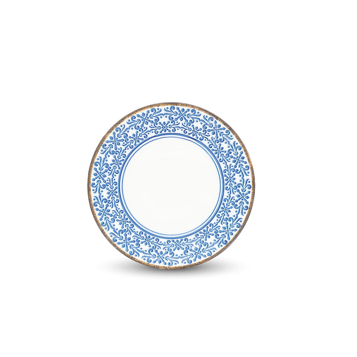Bonbistro - Plat bord 21cm blauw Azul - Set van 6