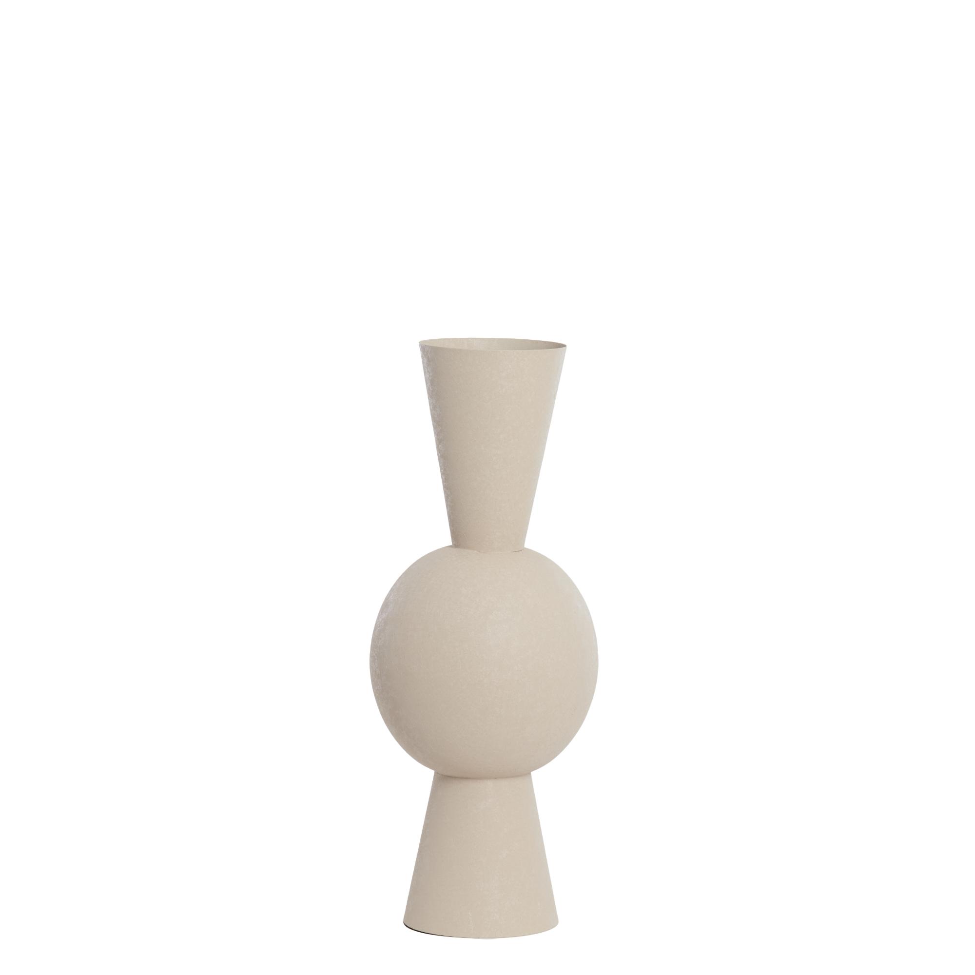 Light & Living vaas Chedi - grijs - Ø25cm