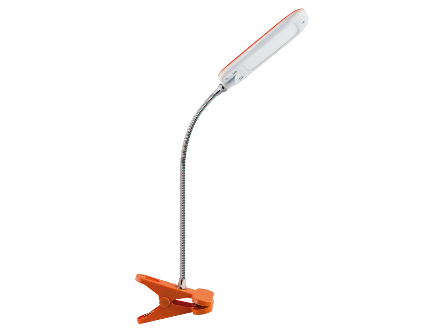 Lampka biurkowa Dori LED stalowa pomarańczowa