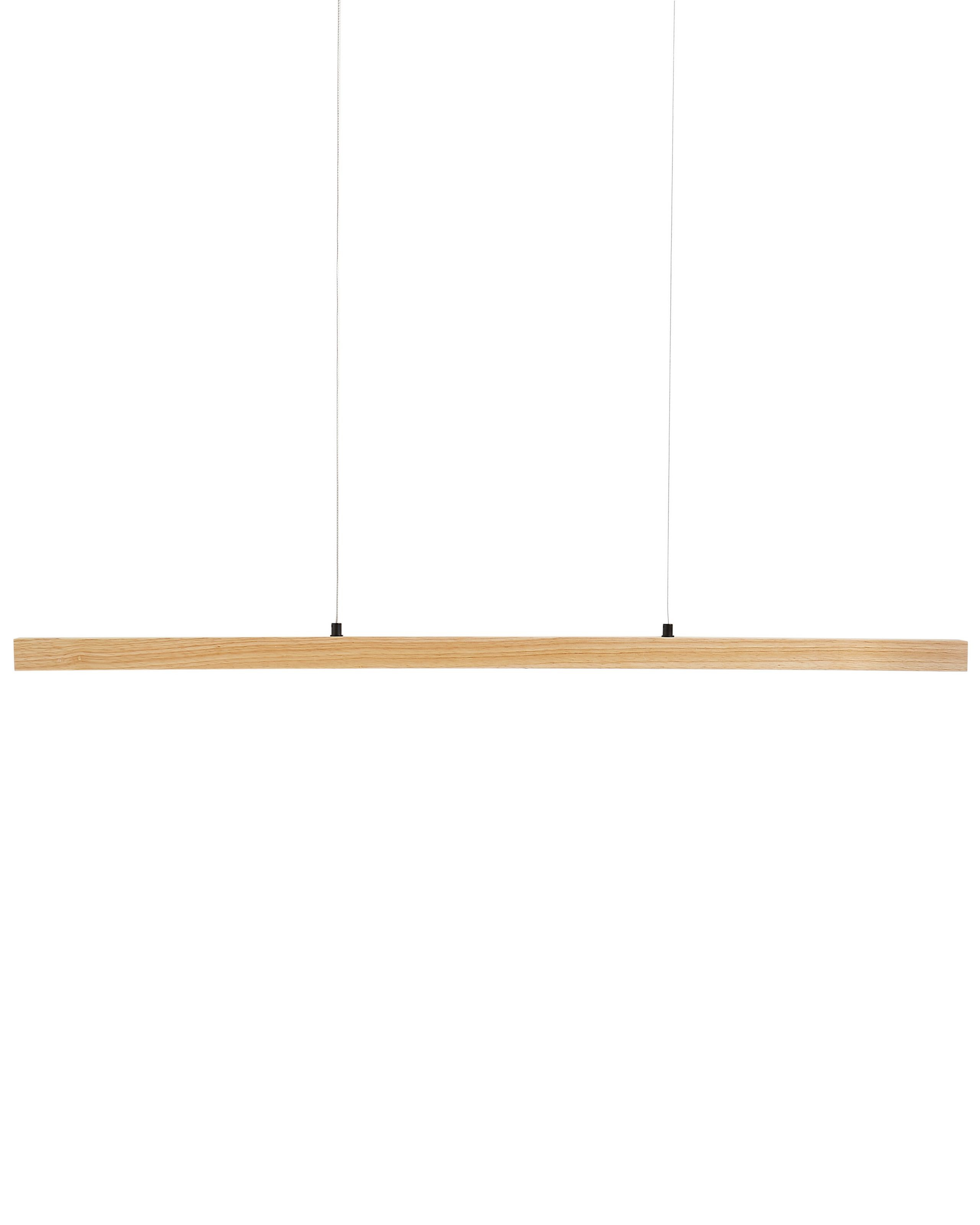 Lampa wisząca LED STEWARTS Ze ściemniaczem Drewno Jasnobrązowy