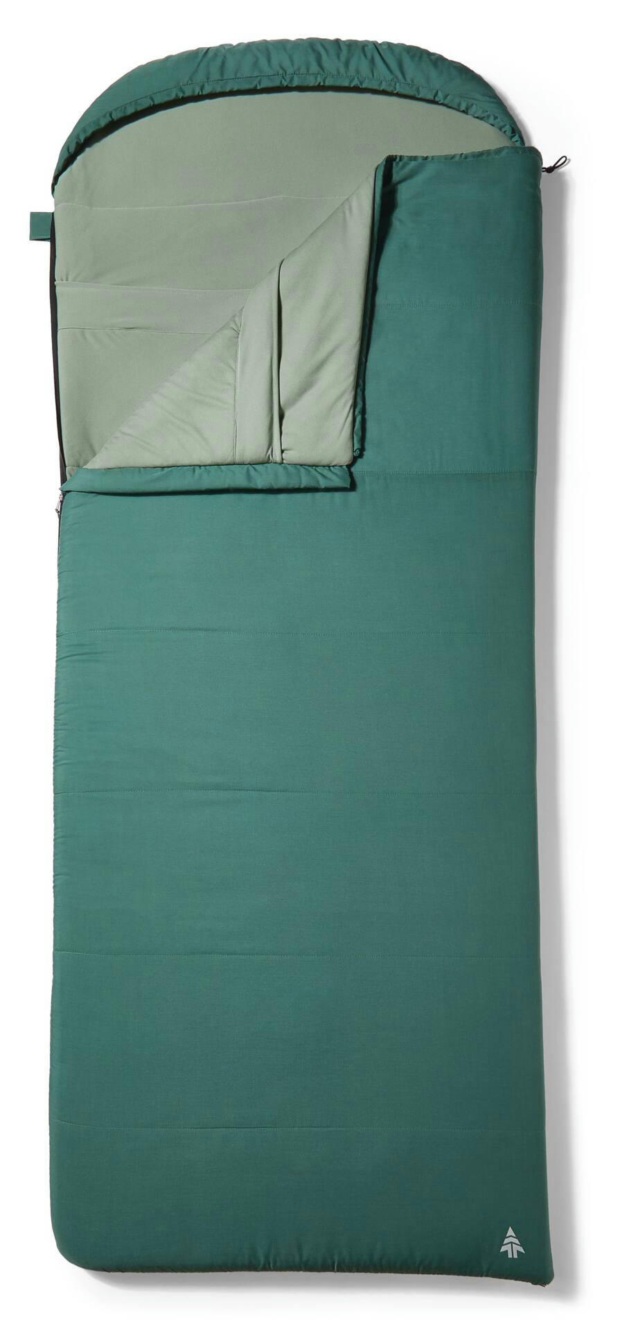 Woods Fernie Lightweight Insulated Cool Weather Sleeping Bag w/ Compression Sack, 4°C