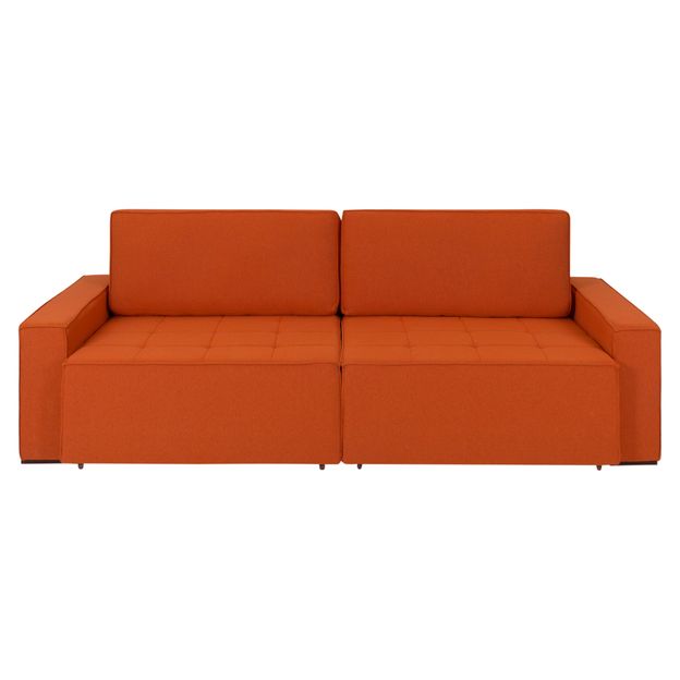 SOFÁ-CAMA RETRÁTIL E RECLINÁVEL BIPARTIDO 3 LUGARES CONCHEGO