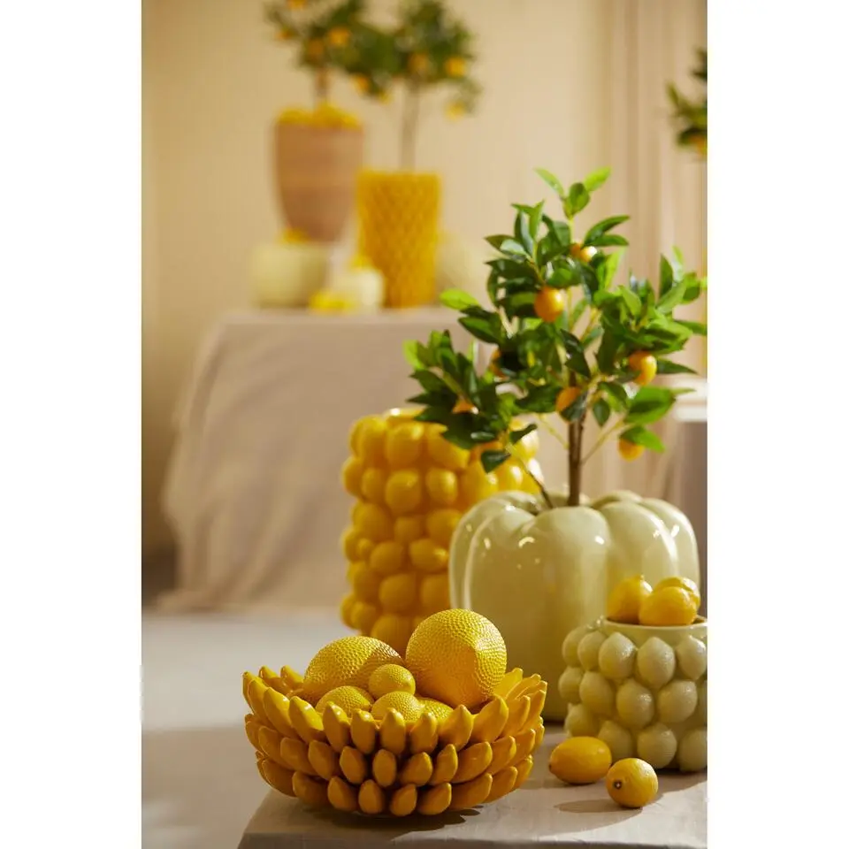 Vaas Lemon - Geel - 23.5x23.5x33cm