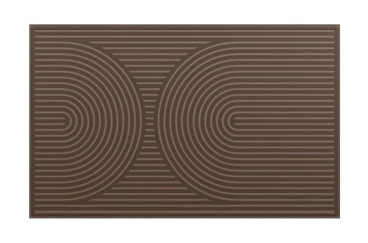 MD Entree - Deurmat - Ribmat - Archy - Taupe - 80 x 120 cm - 100% PET