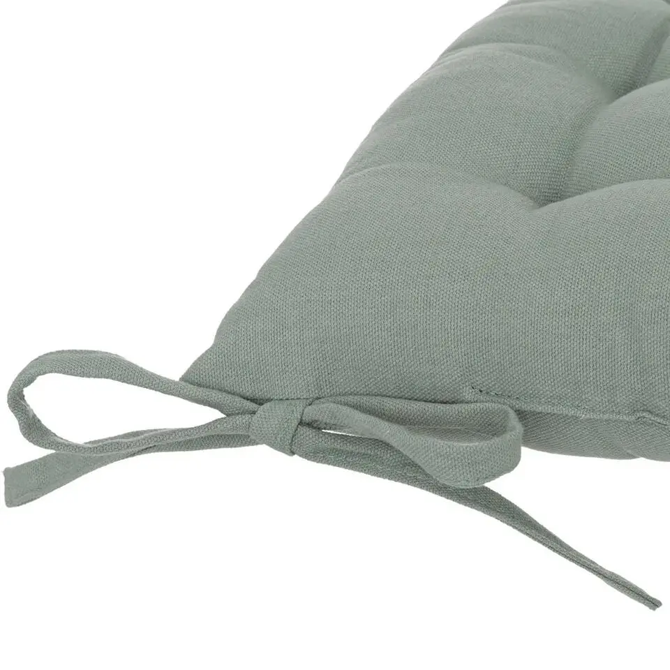 Atmosphera Stoelkussen - mintgroen - katoen - 36 x 36 x 4 cm