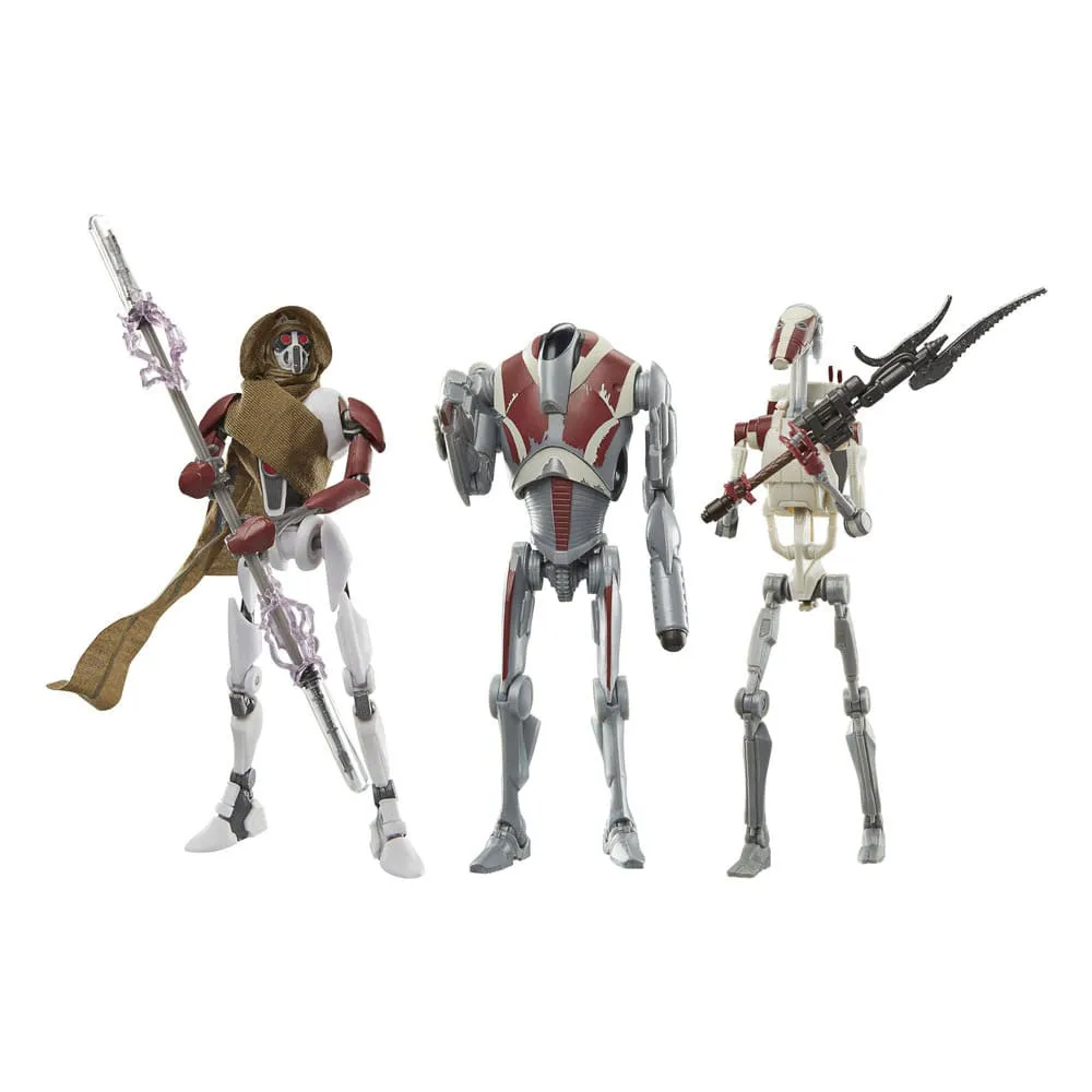 Hasbro Star Wars Jedi Survivor Magna Guard Super Battle Droid & Battle Droid Black Series figure 3 units