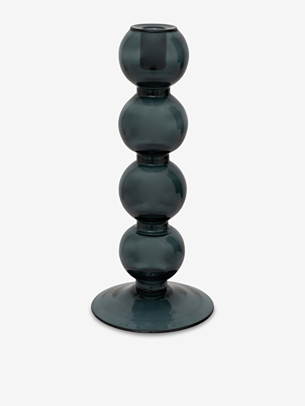 Bougeoir retro 4 boules vert noir - urban nature culture gris