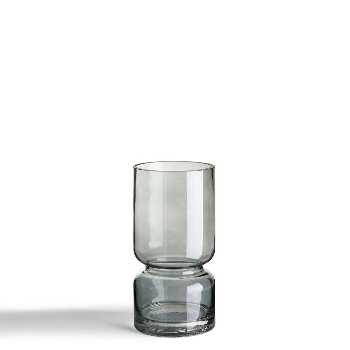Vase en verre fumé H22cm, Sinao
