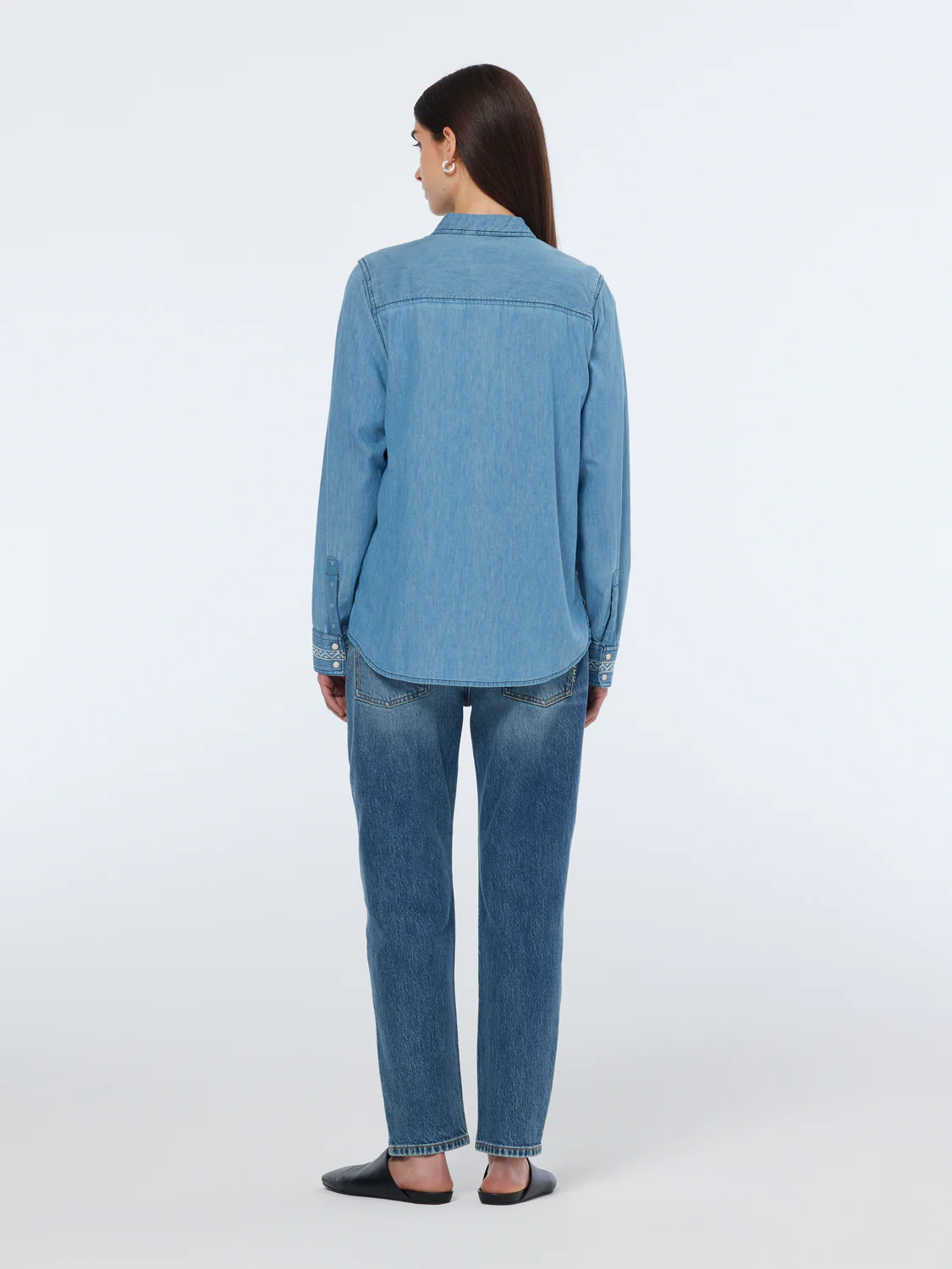 Washed Out Lightweight Denim Shirt