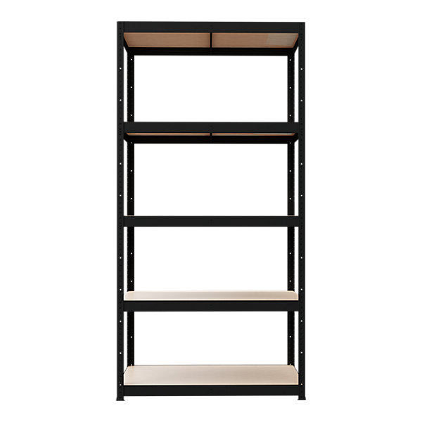 étagère de garage en acier thermo-laqué noir H.179 x L.90 x P.40 cm GoodHome Ryle