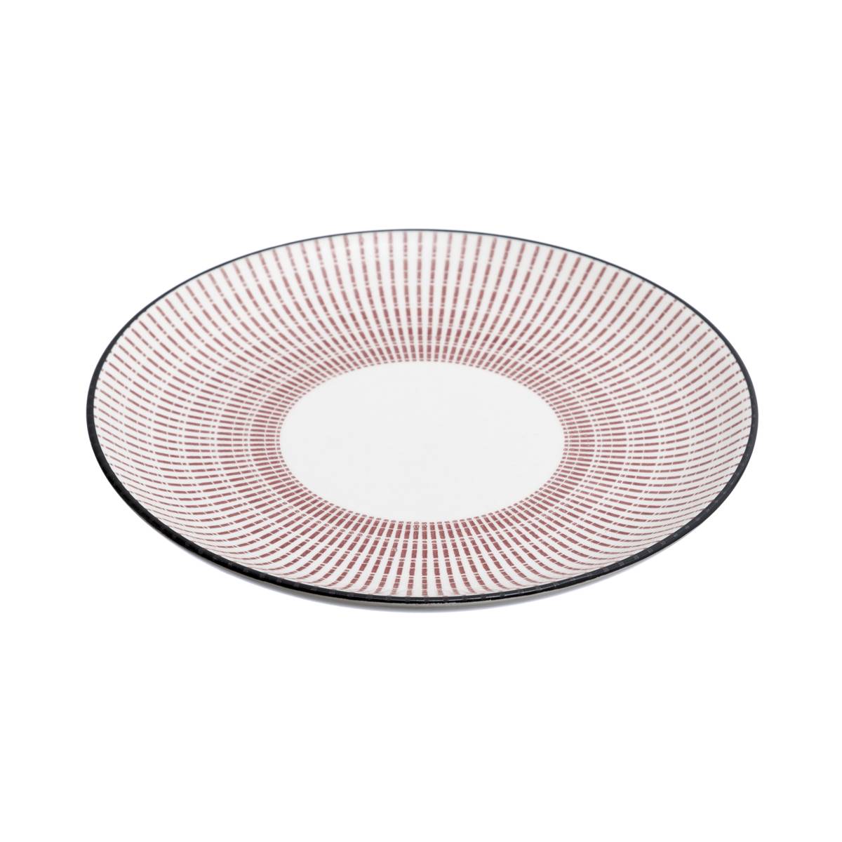 Set of 6 dessert plates "Lunis" D.18.7 cm