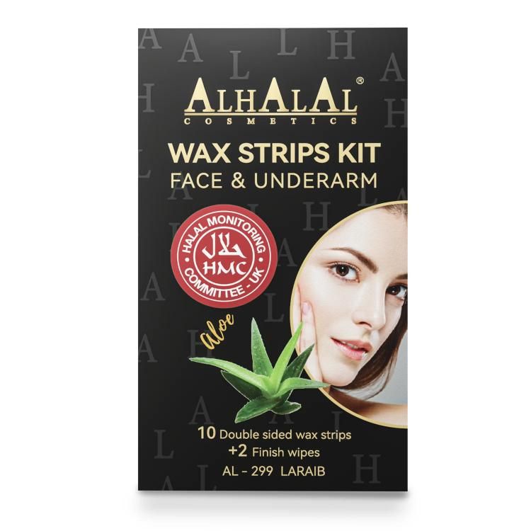 Alhalal Cosmetics Al-299 Laraib Face & Underarm Wax Strip