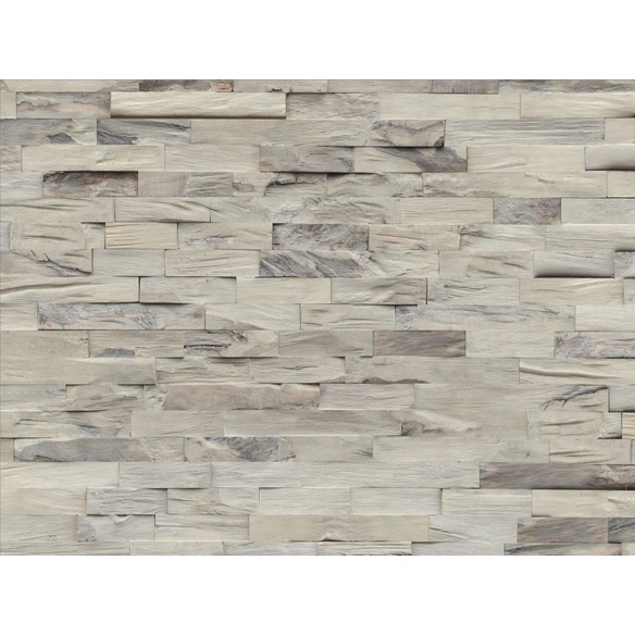 Wandverblender »INDO BEACHWOOD«, grau, geölt, Holz, Stärke: 20 mm