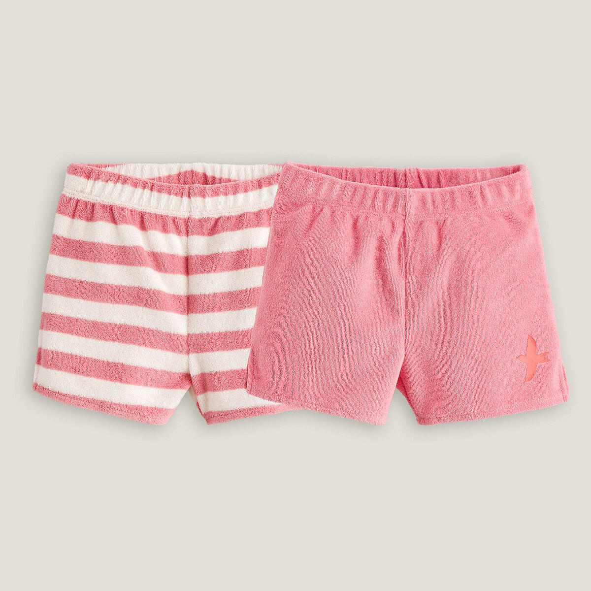 Lot de 2 shorts en éponge