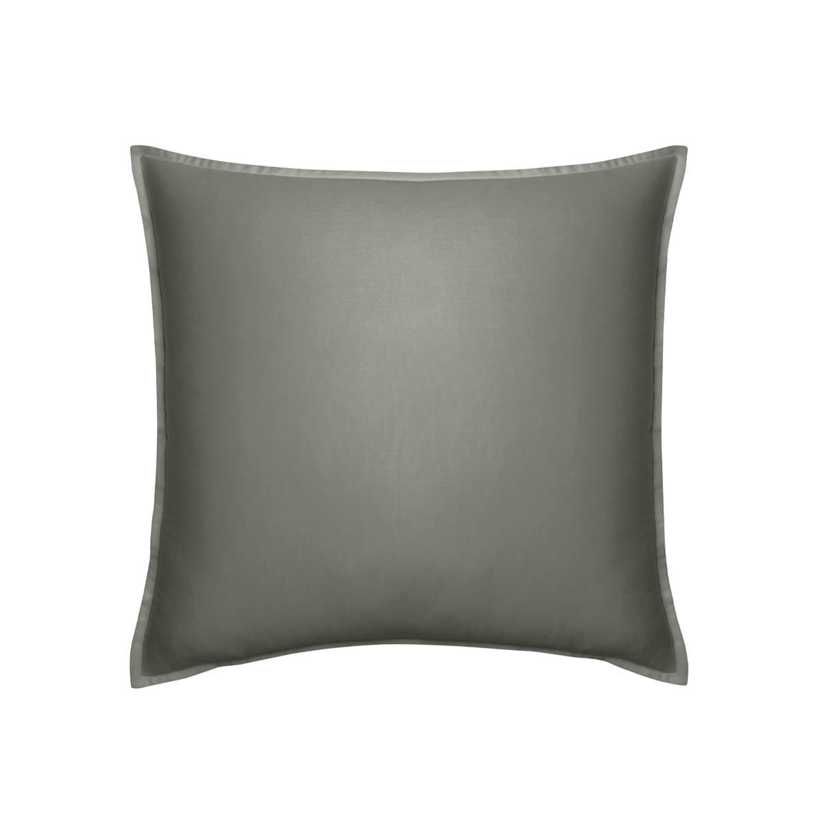 PALAZZO - Taie d'oreiller en satin de coton gris 65x65