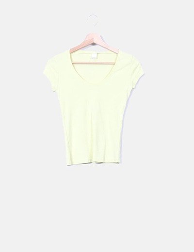 Camaïeu Yellow top
