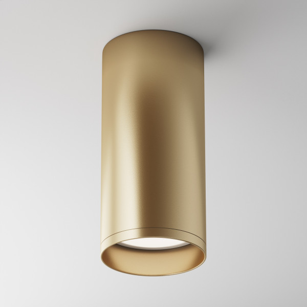 Spot okrągły mosiężno-złoty FOCUS 1xGU10x50W wym:13x6x6cm IP20 Maytoni
